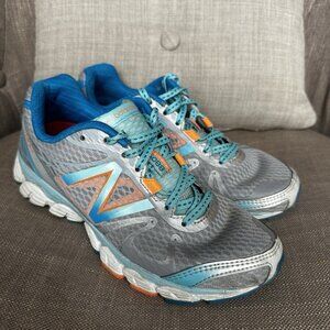 New Balance 880 v4 Womens Running Shoes Size 6.5 Blue Orange Sneakers Athletic
